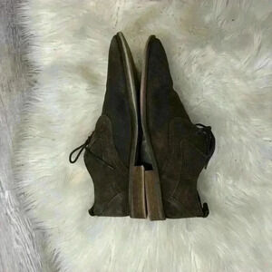 Brown Bass leather low top Pasadena nubuck shoes sz 14